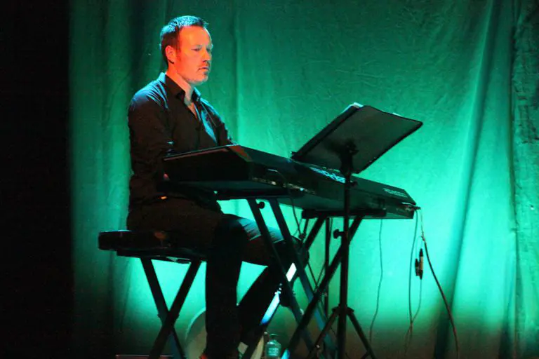 Colm Henry on the keyboard.