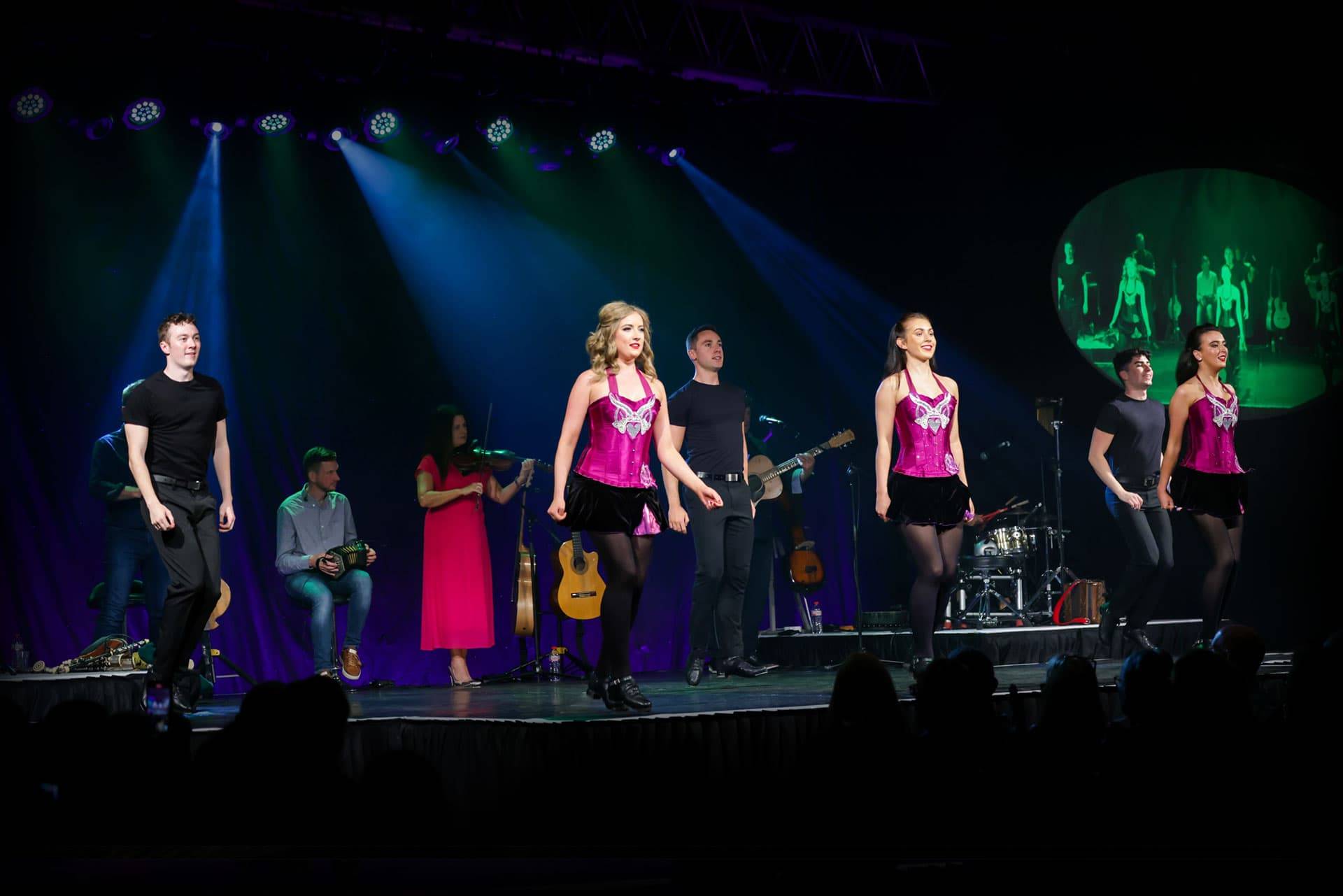 Group of dancers on stage